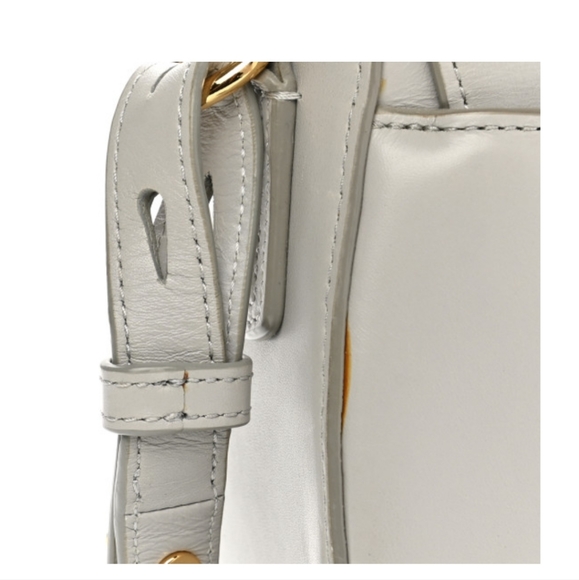 🌸ALEXANDER WANG Calfskin Small Lia Sling Crossbody Pale Gold Hardware - Picture 12 of 12